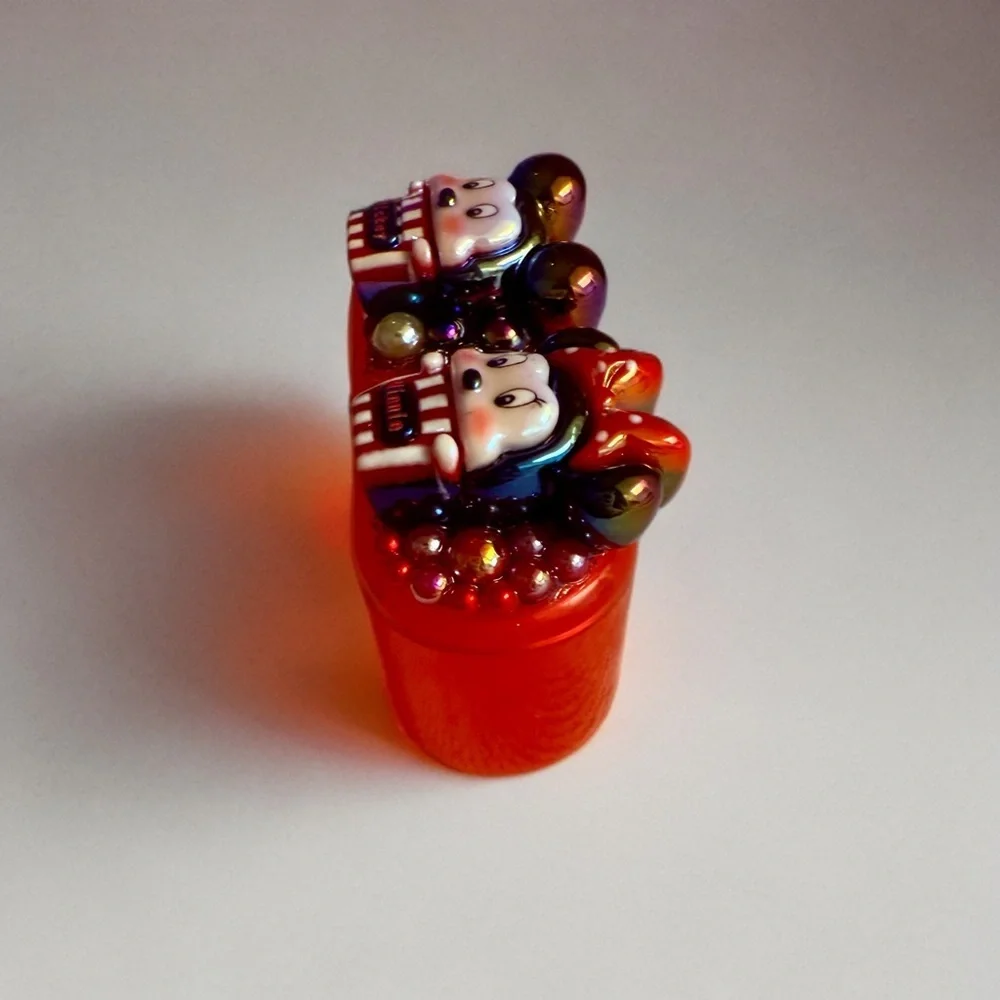 Decoden Mini Pill Box, Mickey Minnie Kawaii Junk Case Style, Night Day Medicine
